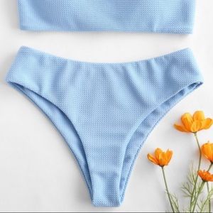 Light blue ZAFUL bikini bottom